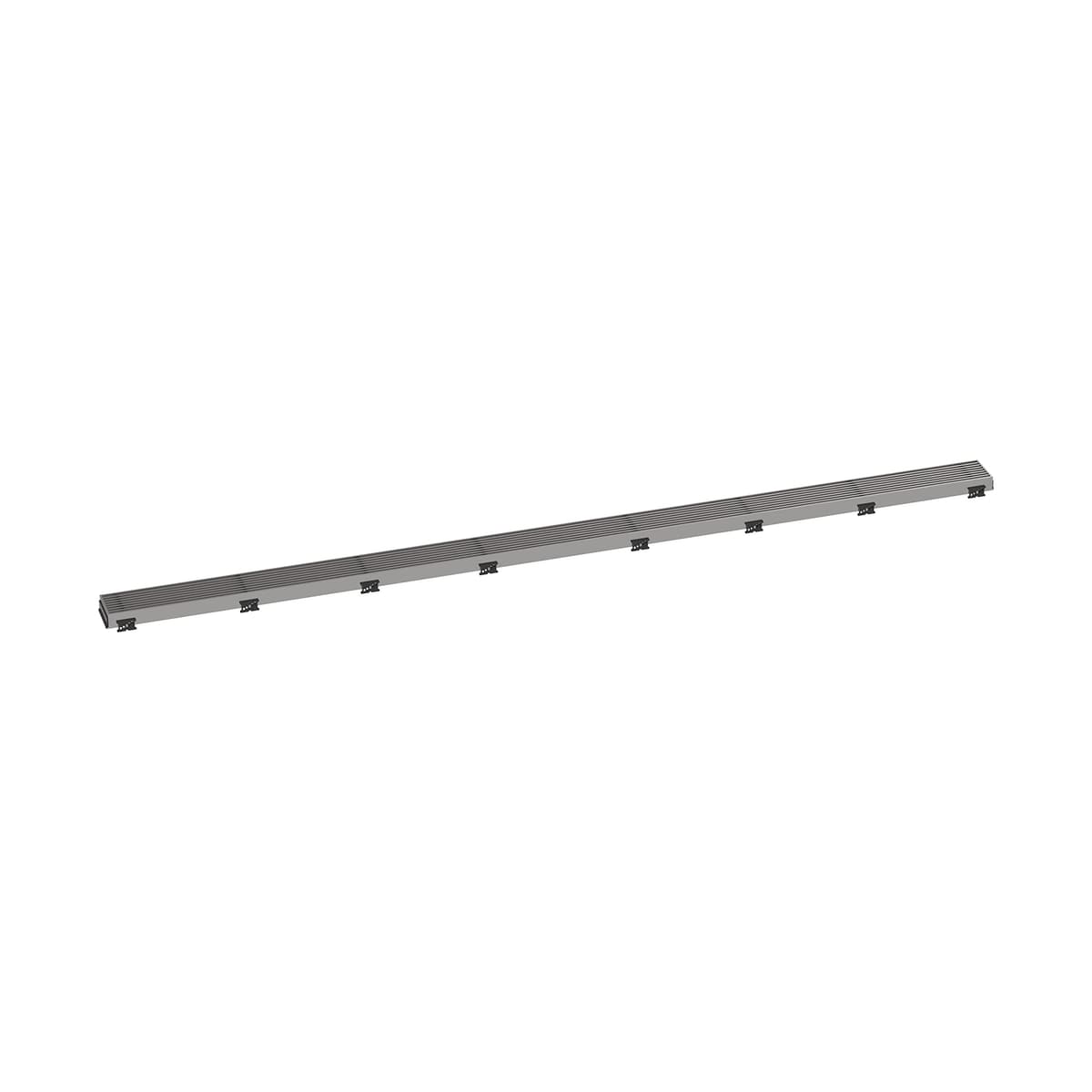 hansgrohe RainDrain Match Boardwalk Rejilla Lineal para Dreno de Ducha 59 1/8" con Marco Ajustable, Acero Inoxidable Cepillado 56128801