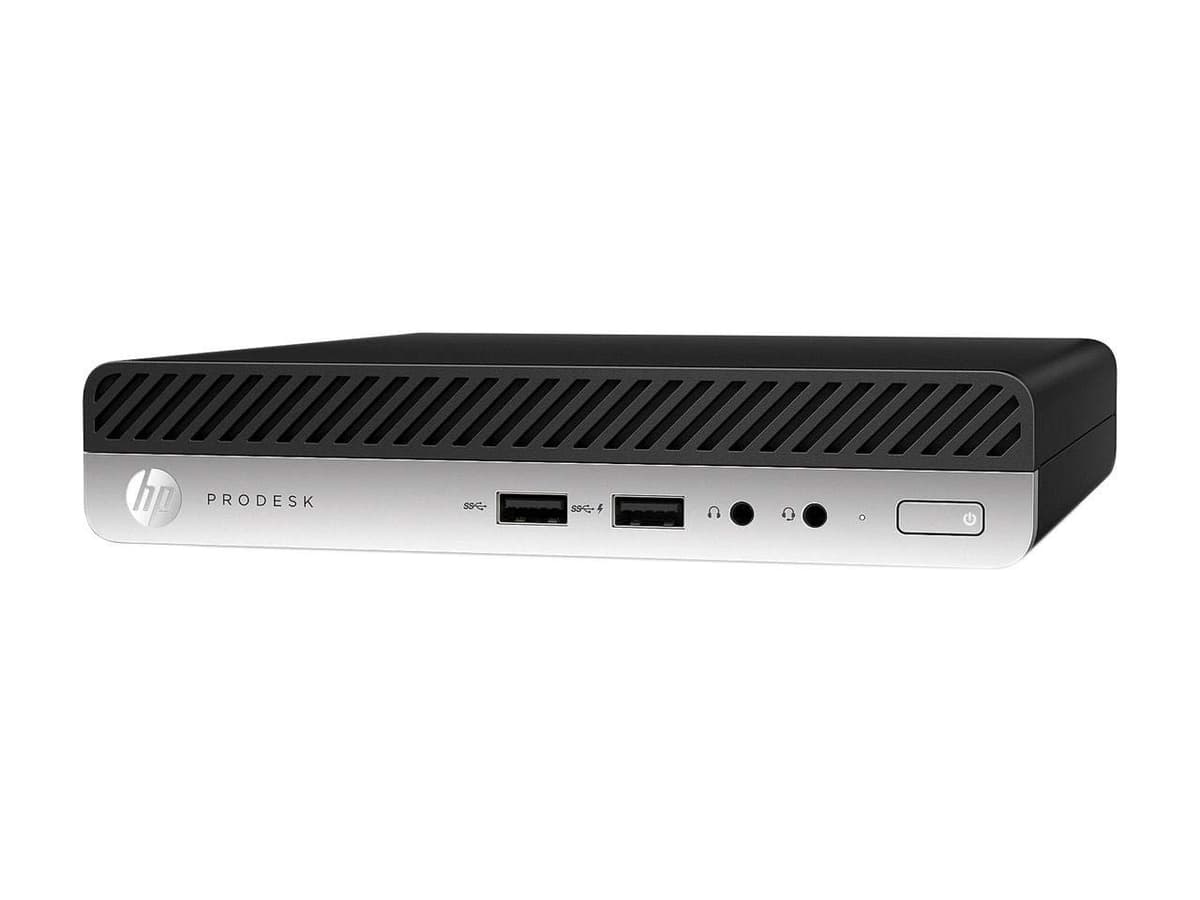 HP ProDesk 400 G5 Desktop Mini - Core i5-9500T, 8GB RAM, 256GB SSD, Windows 10 Pro 7FU83UT#ABA