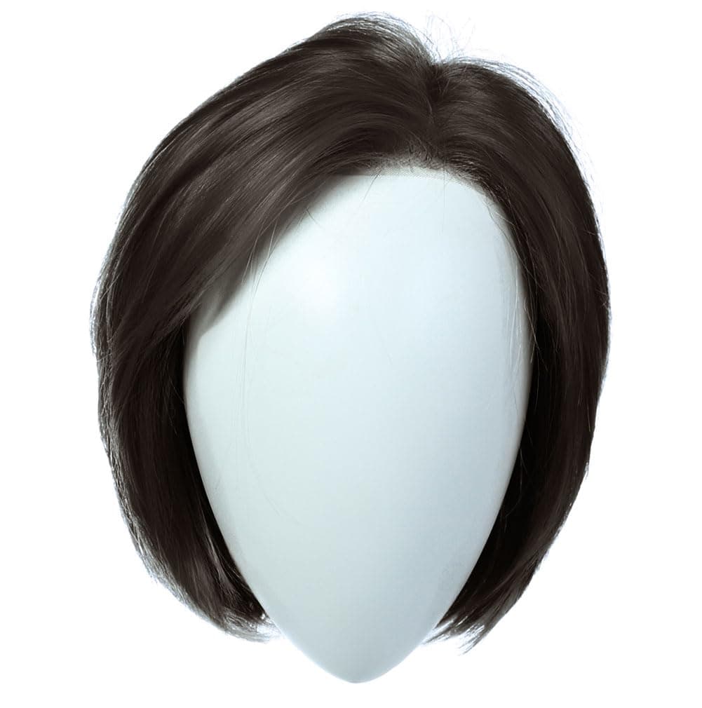 Hair u wear Raquel Welch Classic Cool bob a la altura de la barbilla, talla Petite - R2 Ebony