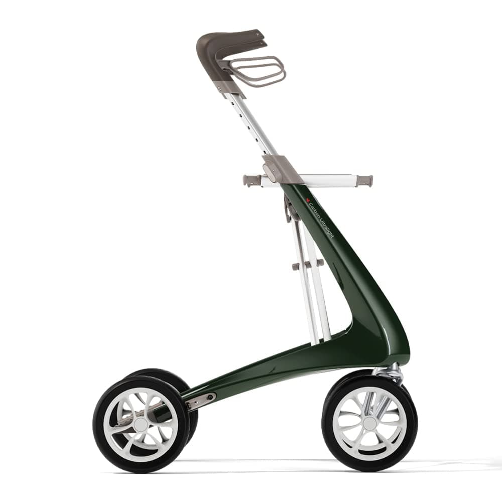 byACRE Rollator ultraligero de carbono 10.6 lbs - British Racing Green, Wide Track SB-122