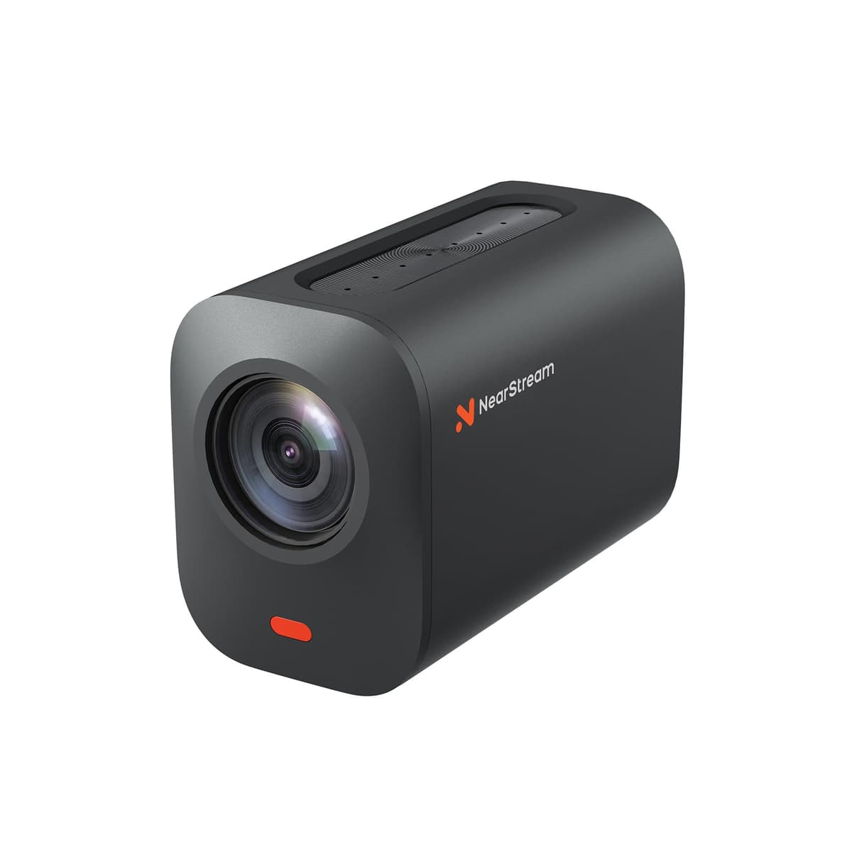 NearStream VM46 Cámara inalámbrica para transmisión en vivo 4K, cámara para streaming con arreglo de 8 micrófonos con cancelación de ruido, zoom híbrido 60X, batería 6H, control por app, transmisiones a YouTube/Twitch/Facebook/RTMP vía LTE/Wi-Fi SC-VM-4-6
