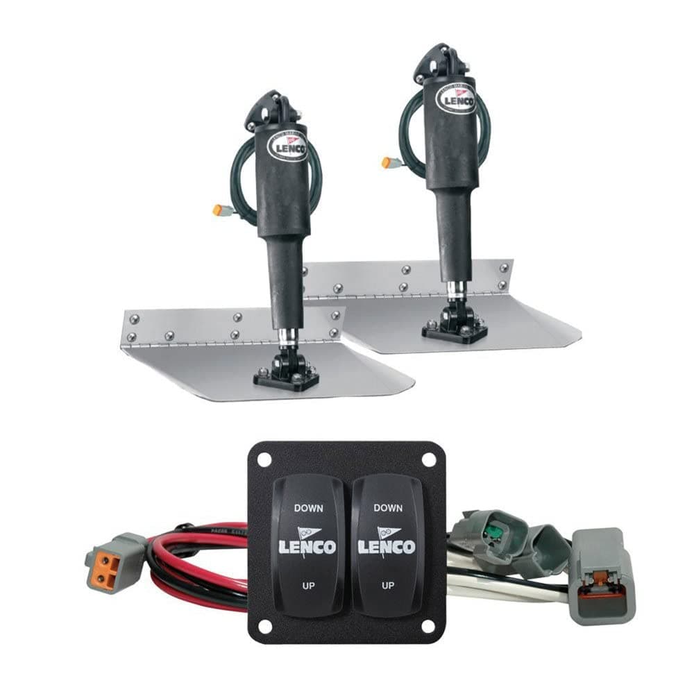 Lenco Kit de trim tabs 9" x 12" con interruptor doble 15101-104