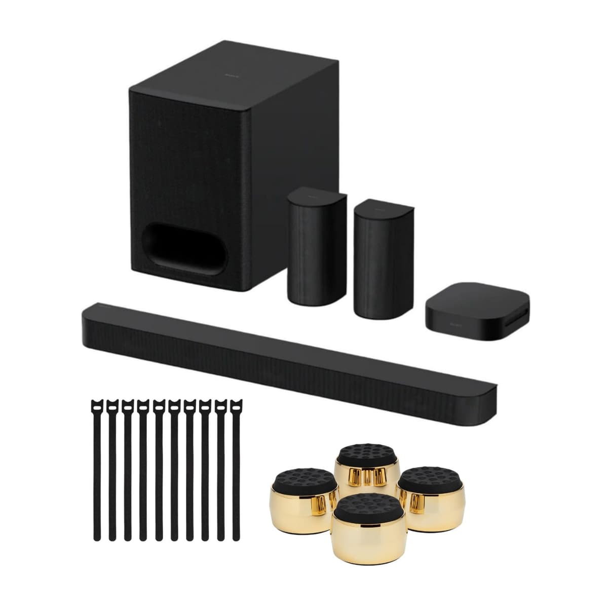 Sony BRAVIA Theater System 6 Bundle 5.1ch Dolby Atmos con Accesorios HTS60