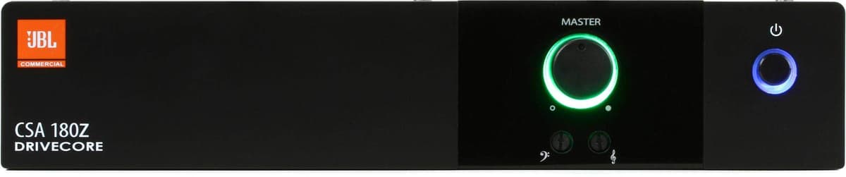 JBL Professional CSA180Z Serie Comercial Amplificador de Potencia Monocanal de 80 Watts
