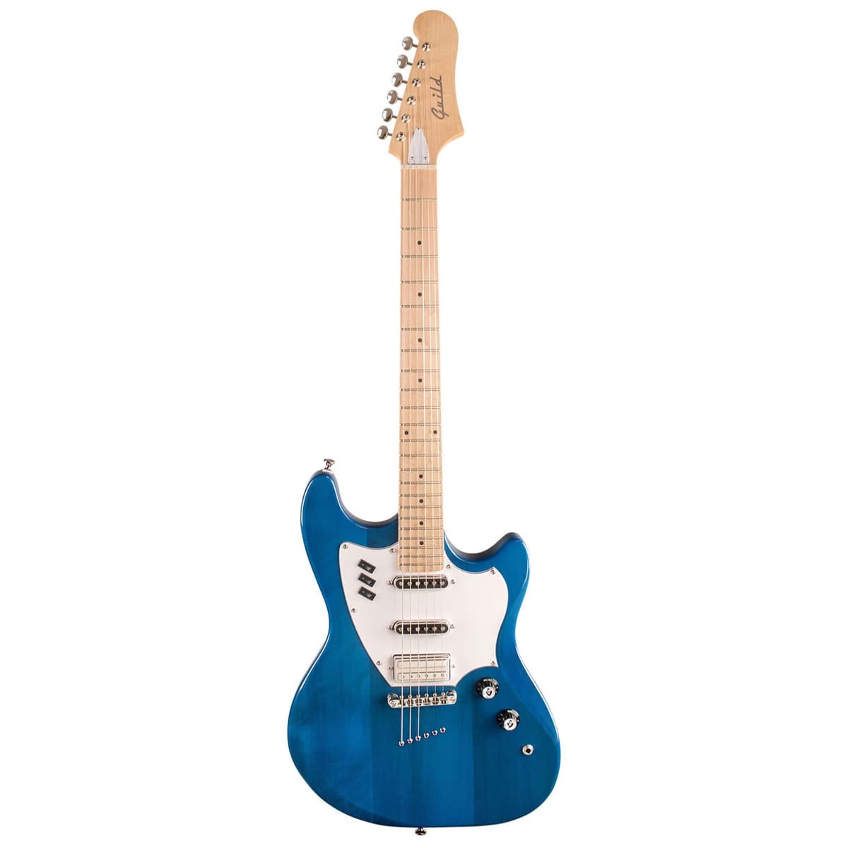 Guild Surfliner Solid Body Electric Guitar Catalina Blue - Estilo clásico con características modernas 379-1610-861