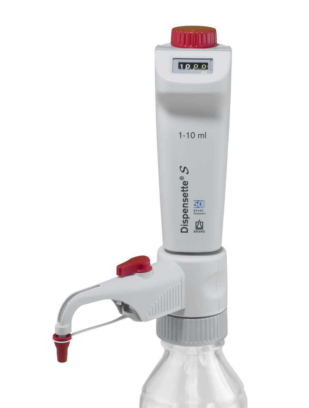 BrandTech Dispensette S Digital Bottletop Dispenser 1-10 mL 4600341