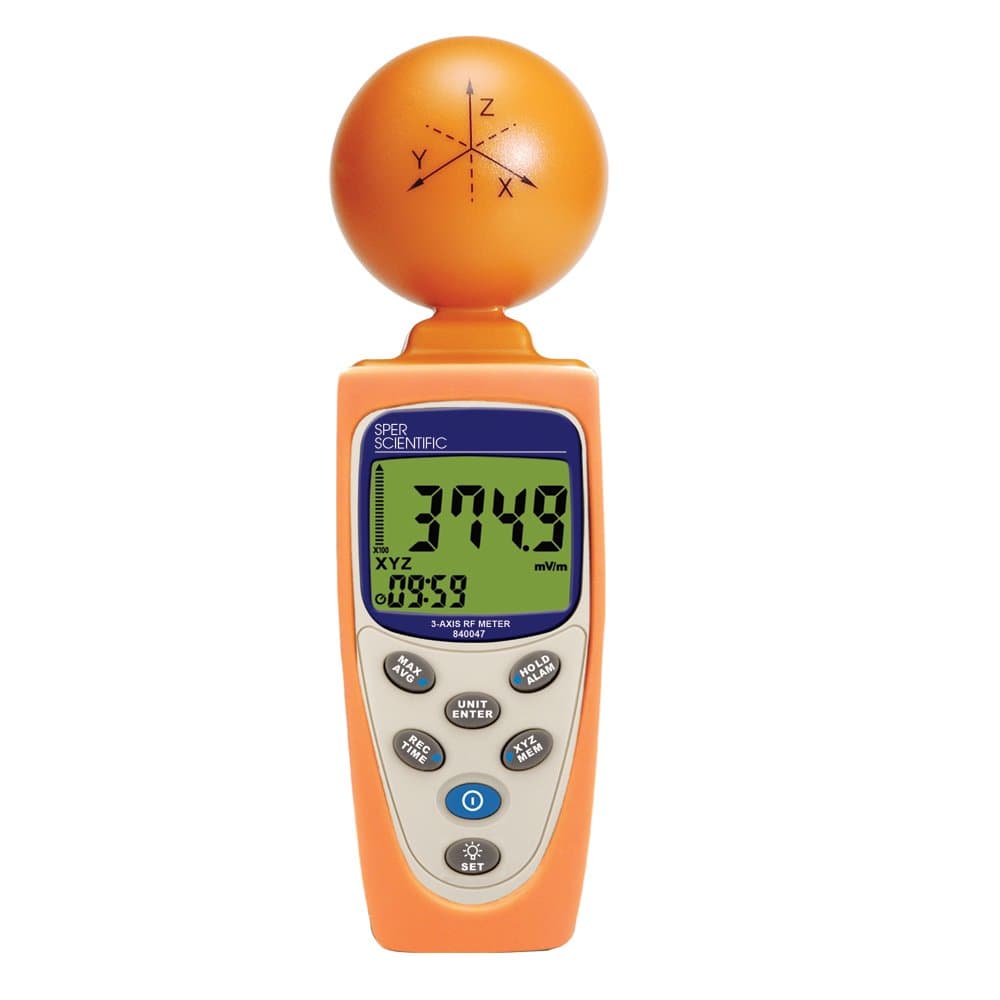 Sper Scientific 840047 Medidor RF 3 ejes (Paquete de 4)