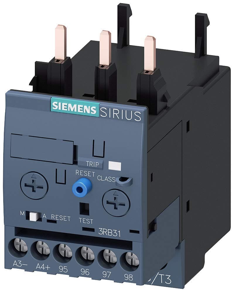 Siemens 3RB31234SB0 Relé electrónico de sobrecarga S0, 3-12 A, rearme manual/automático