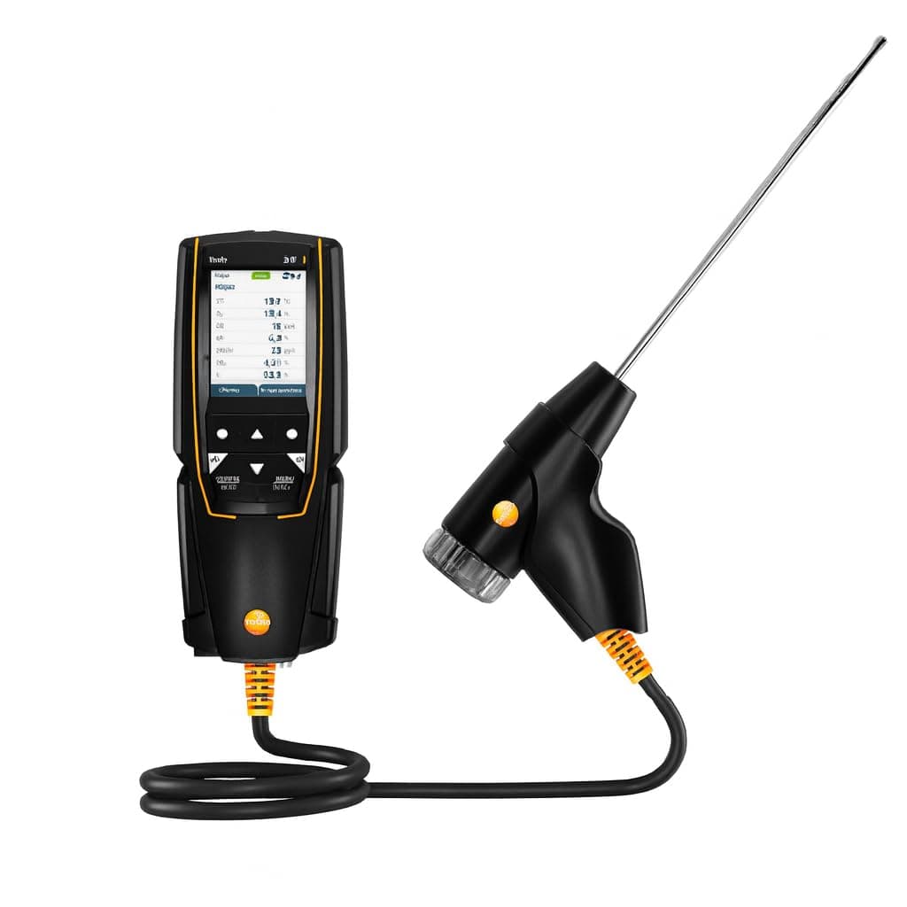 Testo 310 II Analizador de Combustión HVAC - Detector de fugas de gas natural con app y sonda 0563 3104 01