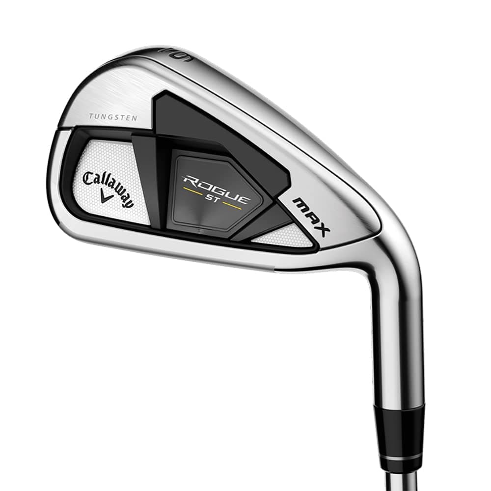 Callaway Rogue ST Max Juego de Hierros 5-PW, Acero, Stiff, Standard 4G065026W3006