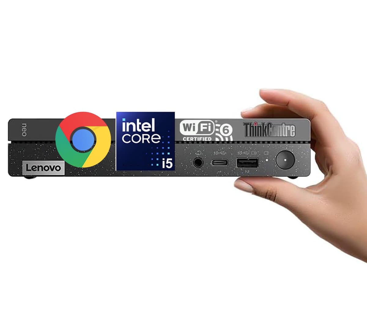 Lenovo ThinkCentre Neo 50q Gen4 Chromebox i5-13420H, 8GB RAM, 128GB SSD, ChromeOS Flex, Wi-Fi 6 DMN50Qi5_cb