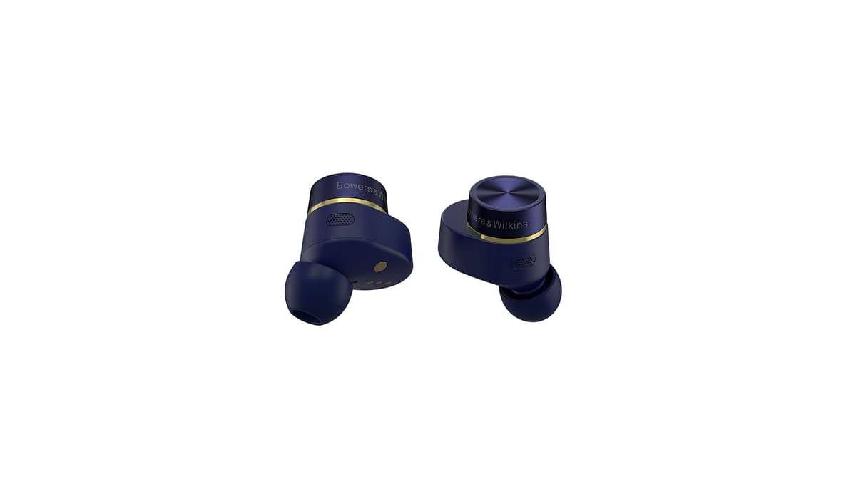 Auriculares True Wireless con Cancelación Activa de Ruido Bowers & Wilkins Pi7 S2 - Cancelación Activa de Ruido, Qualcomm aptX, Bluetooth, Llamadas Cristalinas, Inalámbricos y Carga de 15 Minutos, Azul Medianoche FP43796