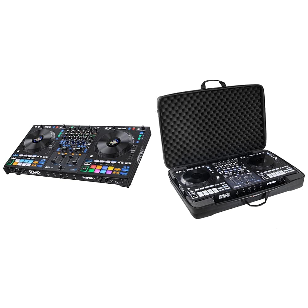 RANE FOUR - Controladora DJ 4 canales Stems con estuche EVA moldeado