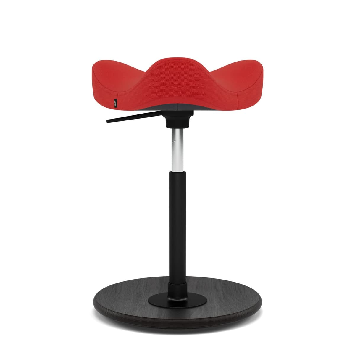 Varier Move Taburete Silla Sillín Inclinable Ajustable con Gaslift Rojo/Negro 814664021086