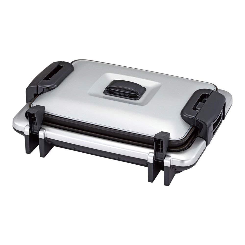 Tiger Silver Electric Resistance Hot Plate, 1300W, Compact Design, Adjustable Temperature Control CRV-G300