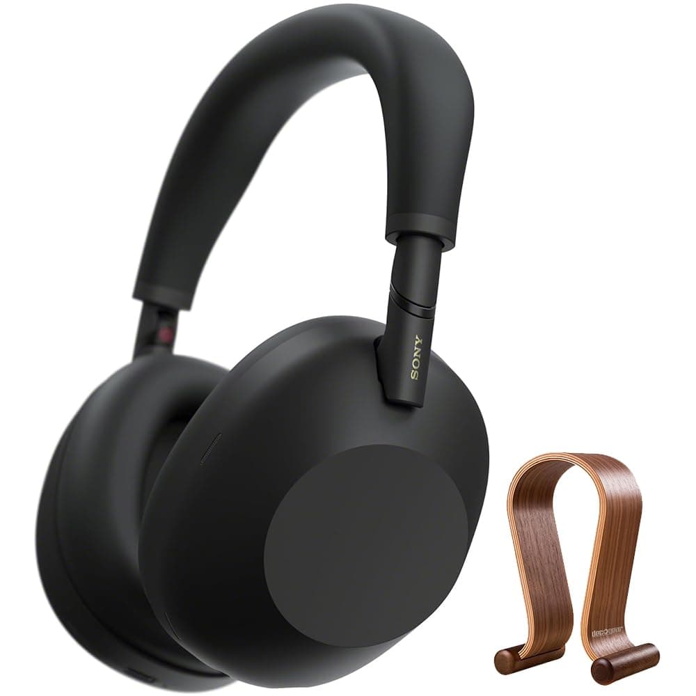 Sony WH-1000XM6 Auriculares Inalámbricos con Cancelación de Ruido + Soporte Deco Gear Madera WH1000XM6B.UC