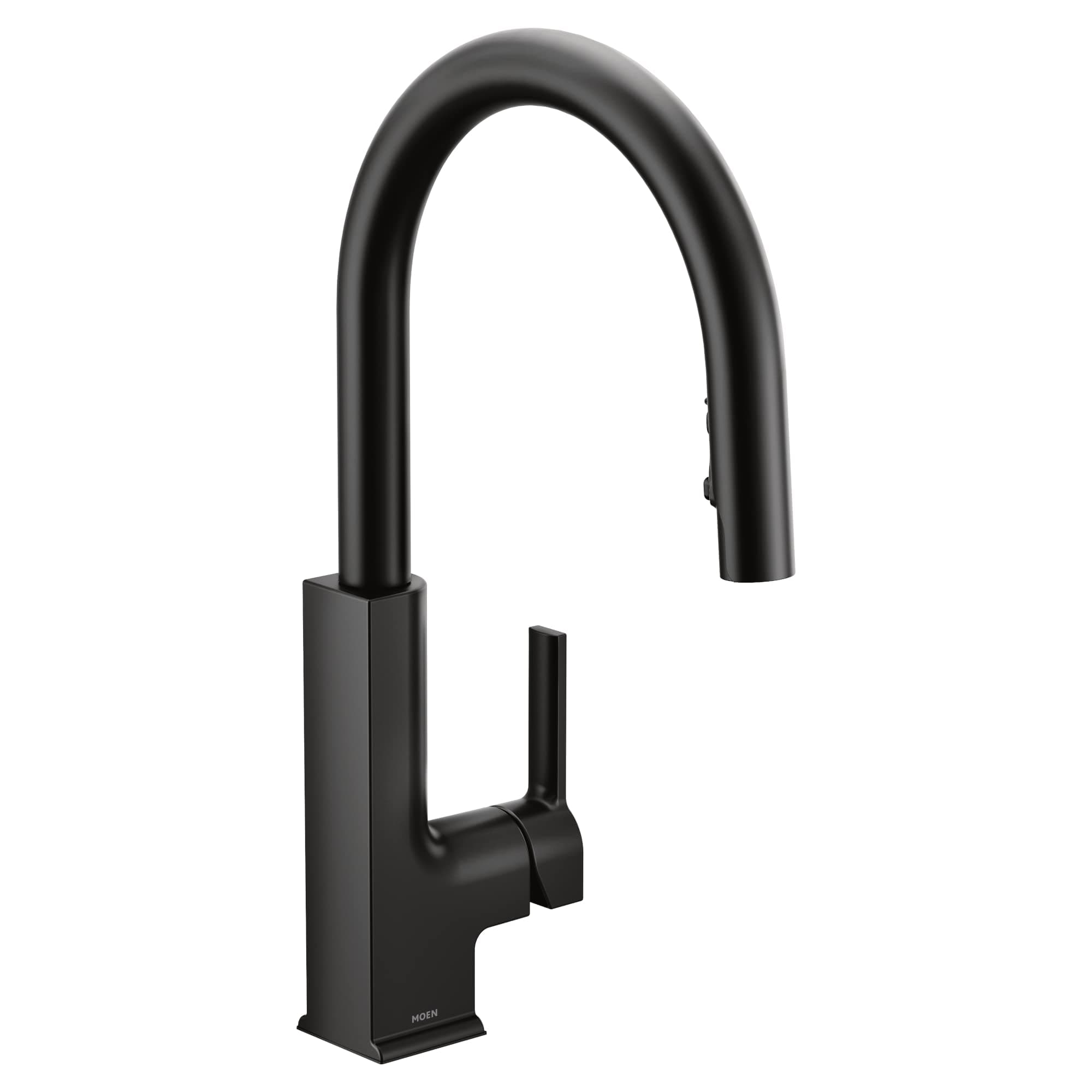 Moen STO Grifo pulldown arco alto S72308BL - Mate Negro