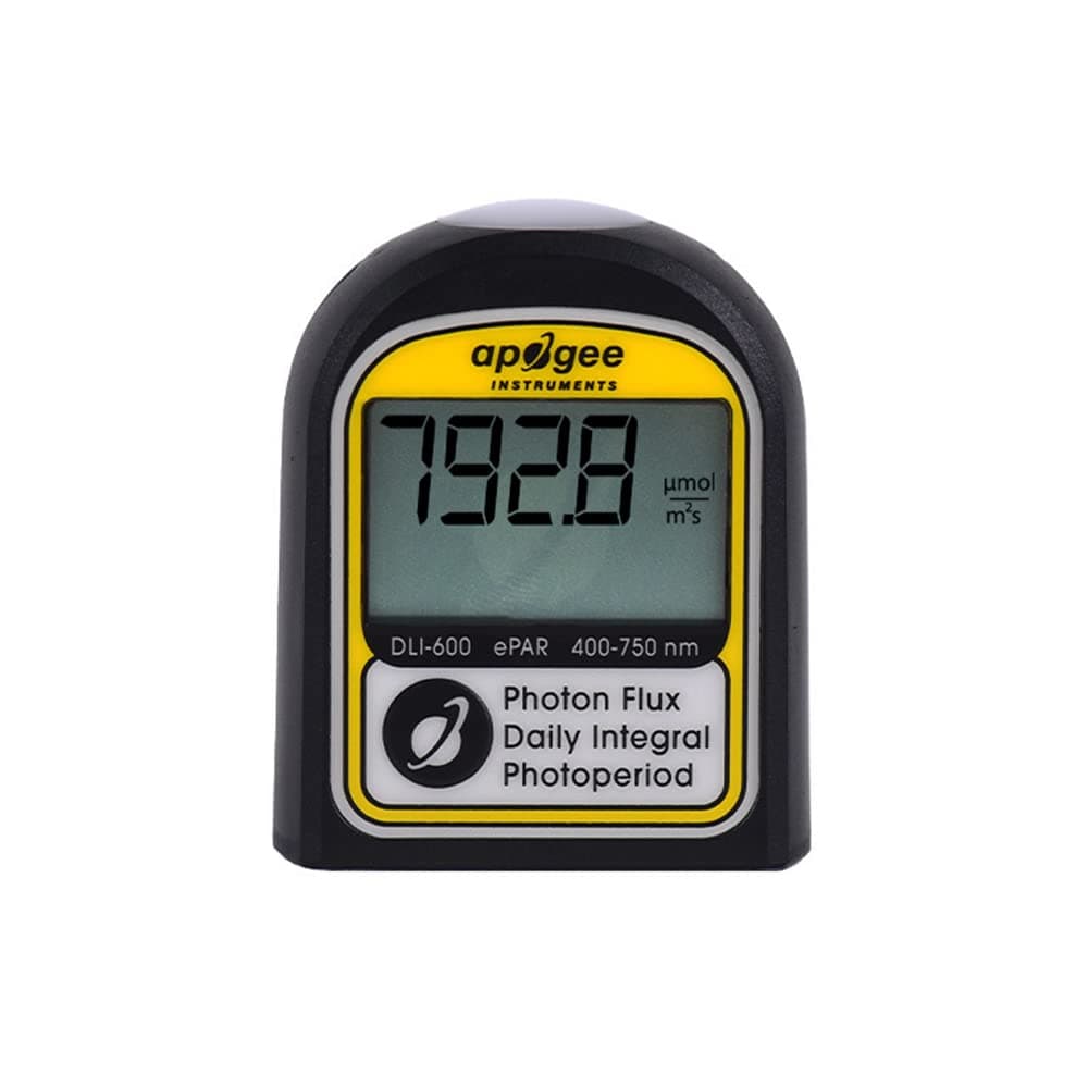 Apogee Instruments DLI-600 ePAR, medidor DLI y fotoperíodo para cultivos