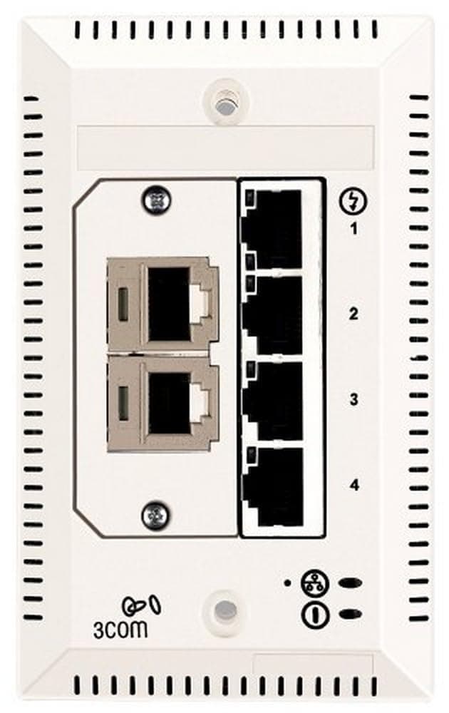 3Com 3CNJ220-CRM-20 Switch Ethernet 4 puertos 100Mbps