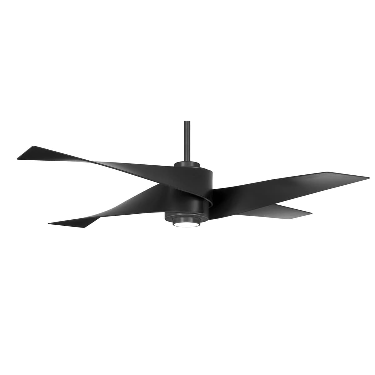 MINKA-AIRE F903L-GM/MBK Artemis IV 64 Inch Ceiling Fan con luz LED y motor DC en Gun Metal/Matte Black