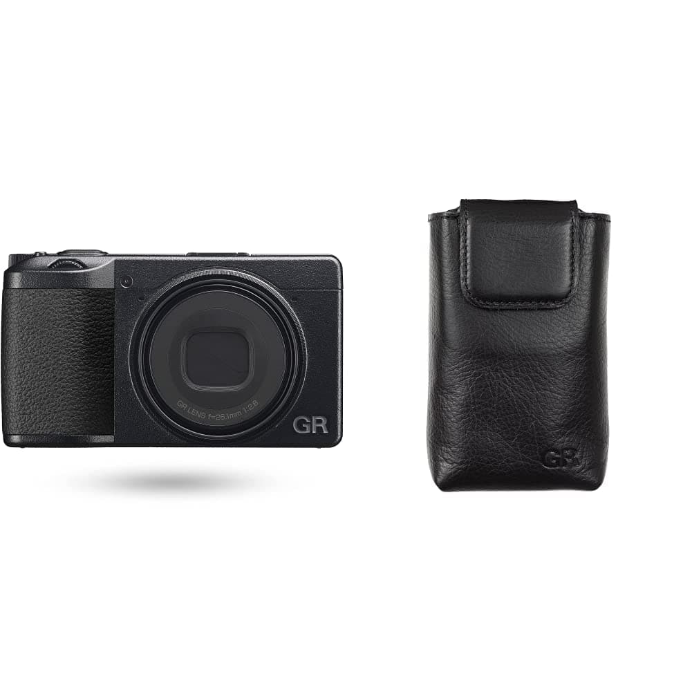 Ricoh GR IIIx Black con estuche de cuero
