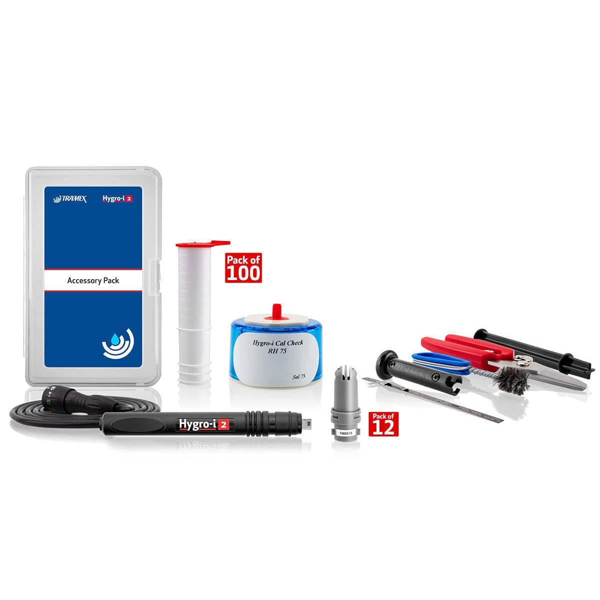 Tramex AP-F2170-B Pack de Accesorios para Prueba de Humedad Relativa en Concreto según ASTM F2170