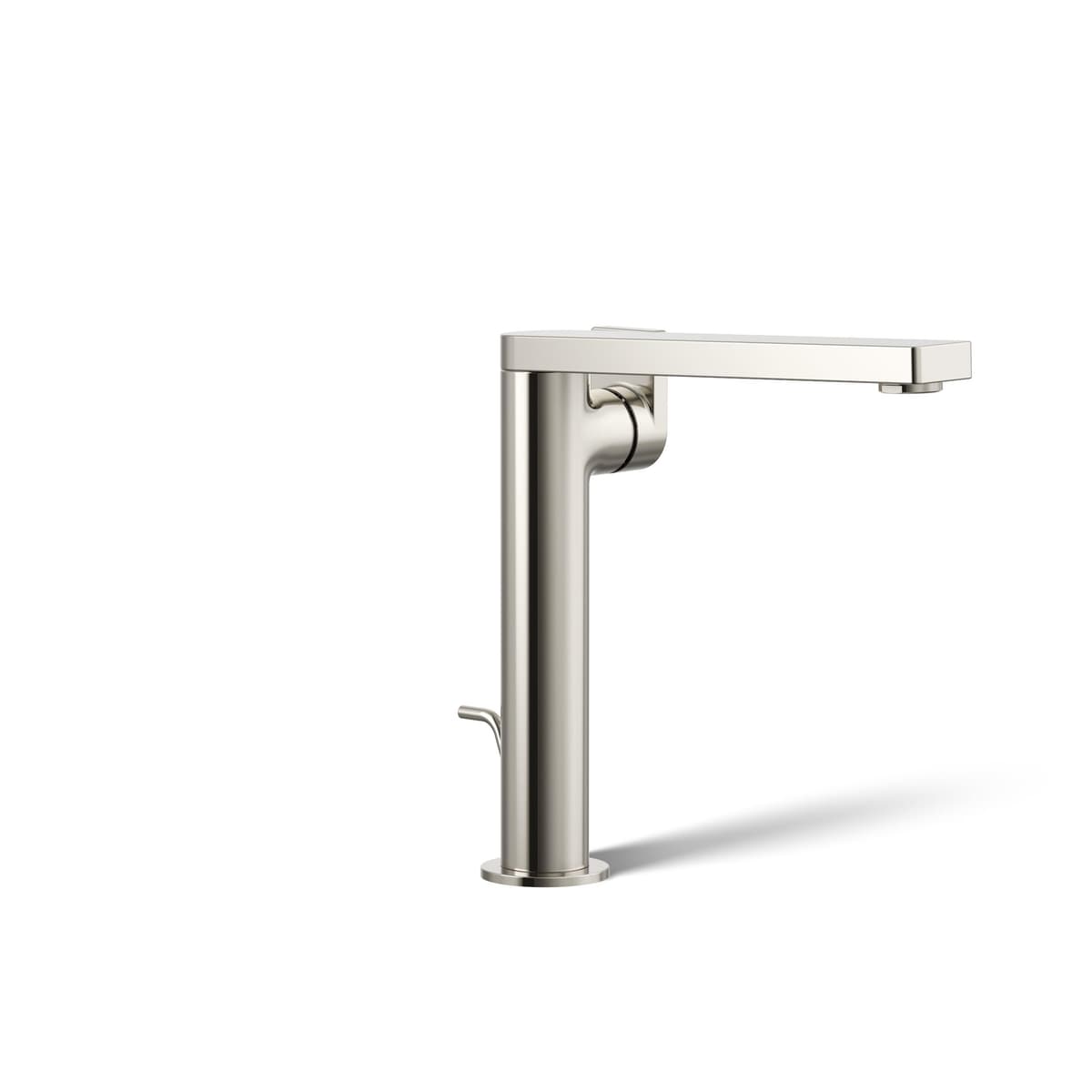 Kohler Composed Grifo alto monomando para lavabo, Vibrant Polished Nickel, 1.2 gpm 73168-4-SN