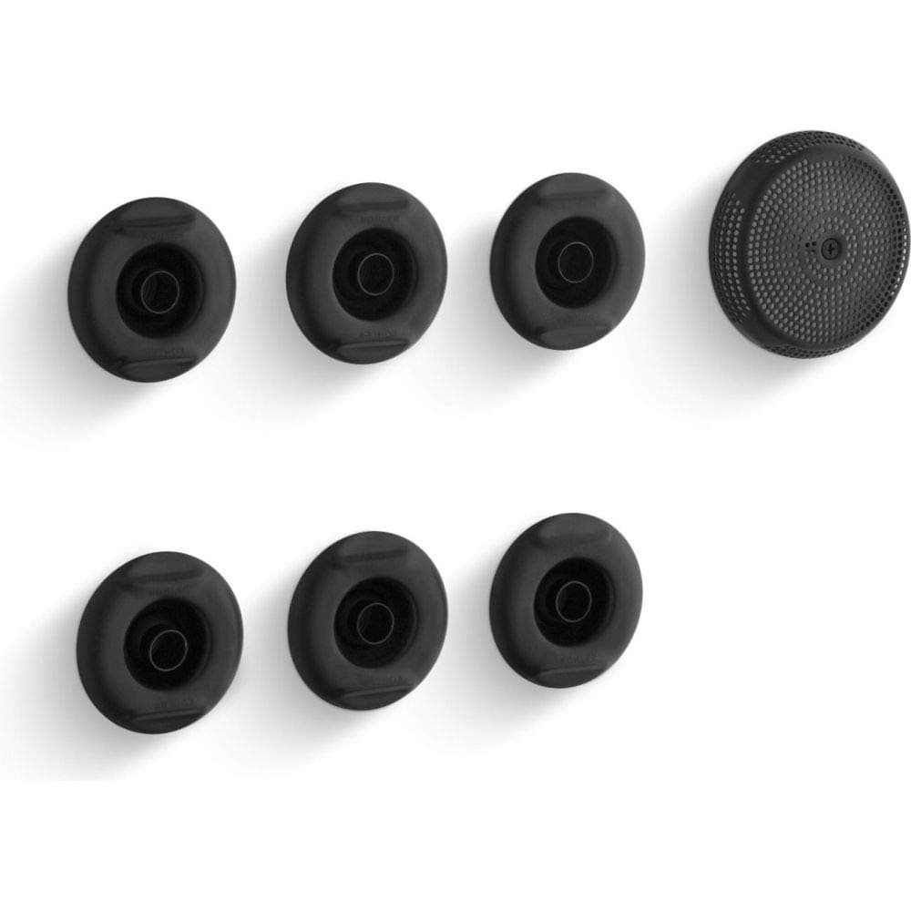 Kohler K-9696-BKB kit de terminación universal de seis chorros, acabado negro cepillado