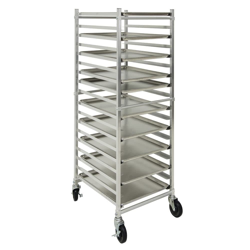 HUBERT Knockdown 18-Tier Aluminum End Load NSF Sheet/Bun Pan Rack ASPR-18KD