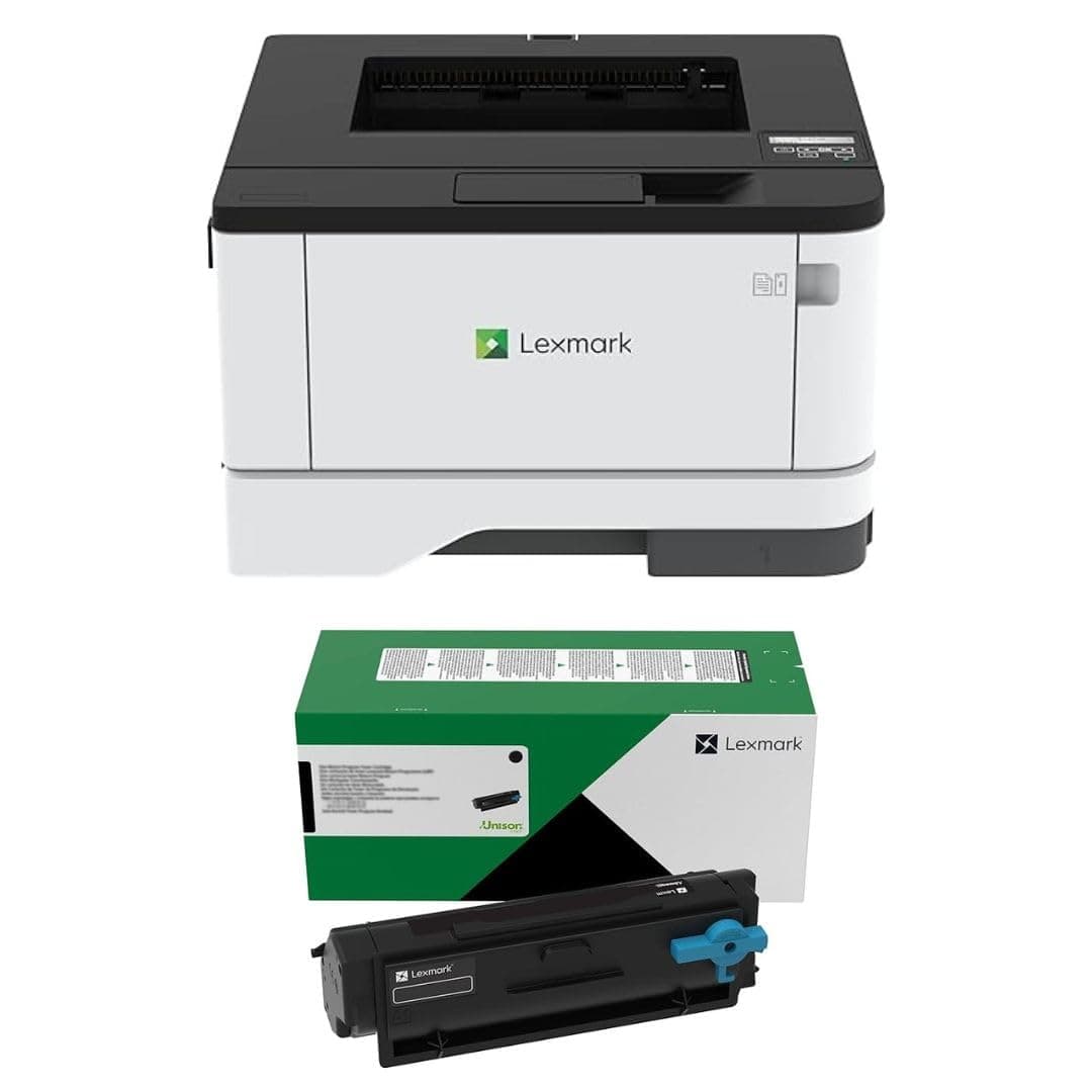 Lexmark MS331dn Impresora láser B/N con Ethernet y dúplex automático (3-Series, 29S0000) bundle con 55B1000 3K 29S0000-55B1000