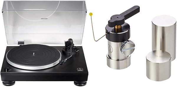 Audio-Technica AT-LP5X - Tocadiscos de accionamiento directo totalmente manual y elevador de seguridad AT6006R