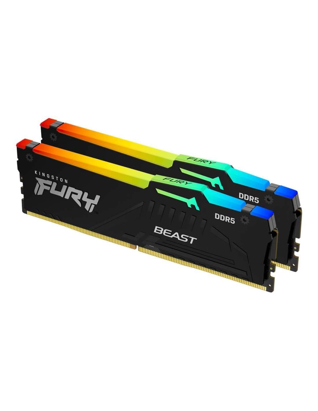 Kingston FURY Beast 64GB (2x32GB) 5600MT/s DDR5 CL36 RGB | KF556C36BBEAK2-64