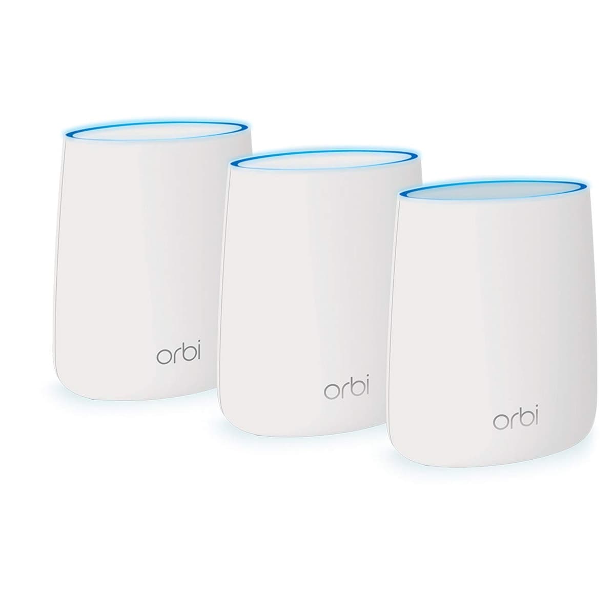 Netgear Orbi RBK753 Sistema Wi-Fi Mesh Tri-Band (Router + 2 Extensores) - Hasta 7,500 ft² - 802.11ax - GigE - RBK753-100NAS (Reacondicionado) RBK53-100PES-cr
