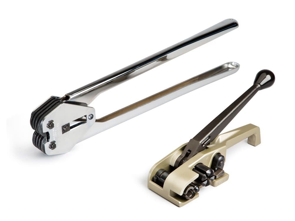 IDL Packaging PRO Strapping Tool Set para 5/8" Polyester (PET) - Tensioner MUL-320 y Sealer MUL-330
