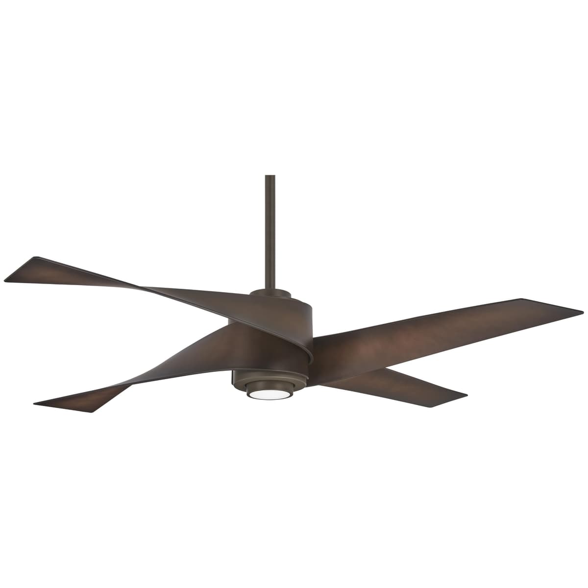 Minka-Aire F903L-ORB Artemis IV 64 Inch Ceiling Fan con luz LED y motor DC en Oil Rubbed Bronze