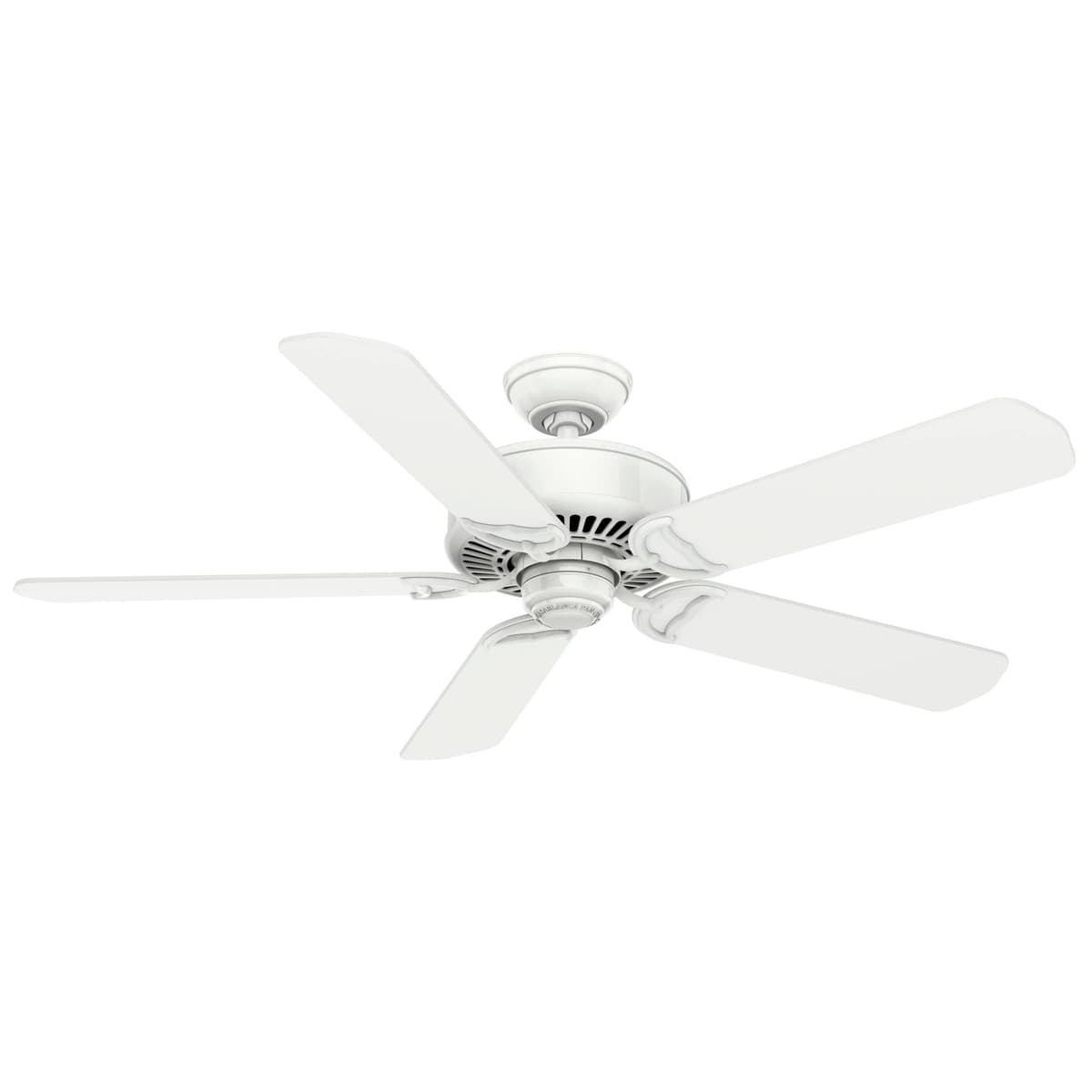 Hunter Casablanca Panama Ventilador de Techo 54" Interior sin Luz con Control Remoto, Snow White 59510