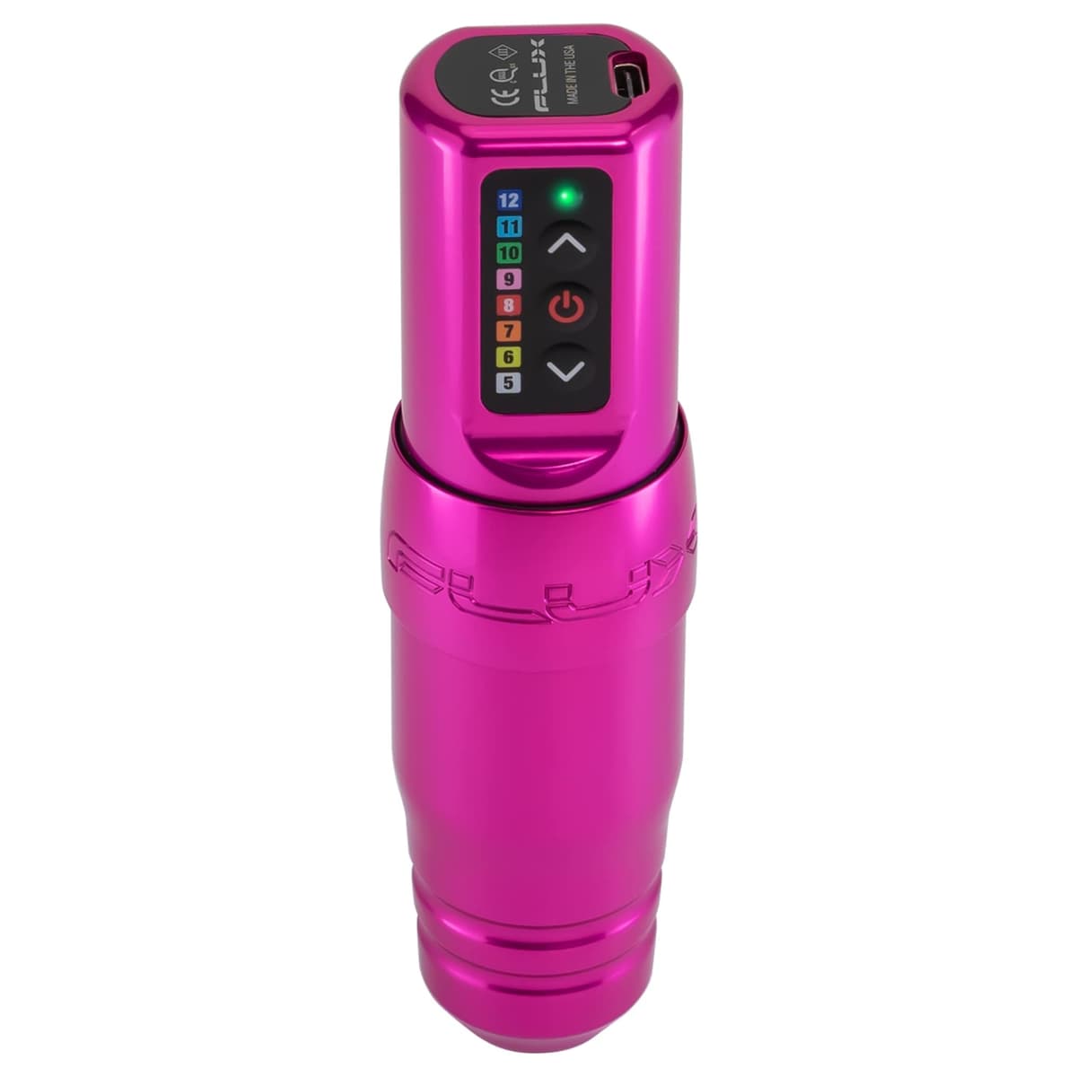 Microbeau Flux S Wireless Tattoo Machine - Bubblegum 4.0mm Stroke FLX S PK 4.0