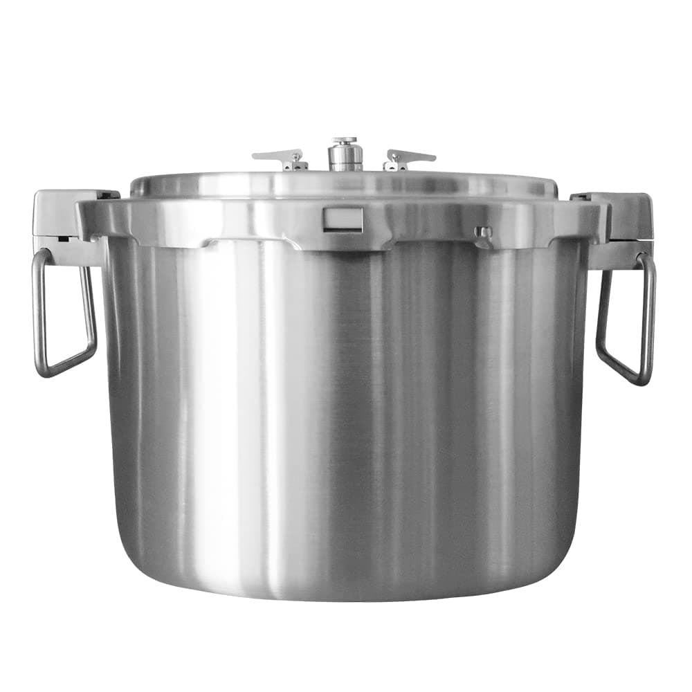 Buffalo Olla a presión/canner 37 qt de acero inoxidable para conservas, con rejilla y tapa, uso comercial QCP435