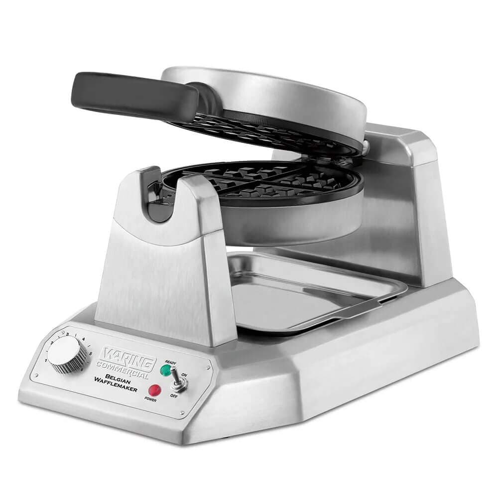 Waring WW180X Waffle Maker Rotatorio para Waffles Belgas, 120V, 1200W