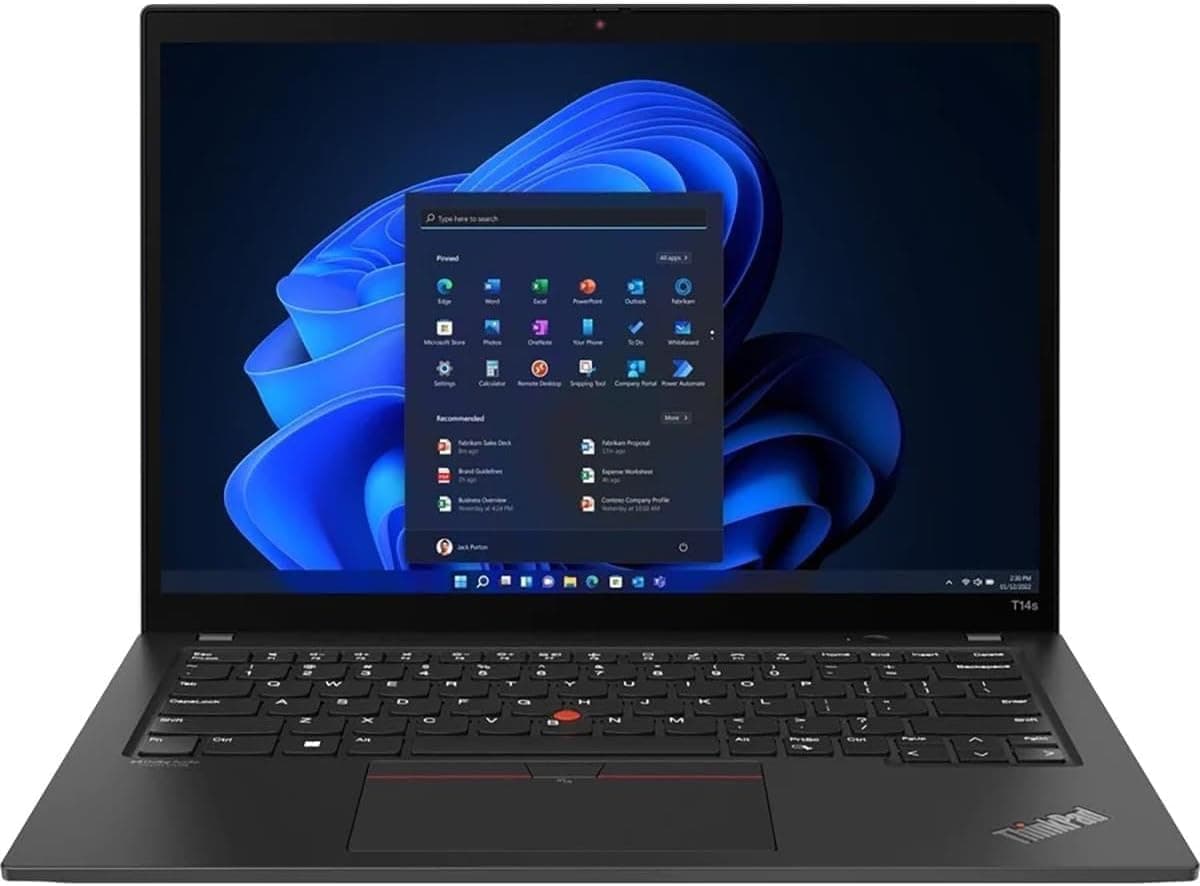 Lenovo ThinkPad T14s portátil delgado 14" FHD táctil, Intel Core i7-10610U 32GB RAM 512GB SSD Windows 11 TP-T14s
