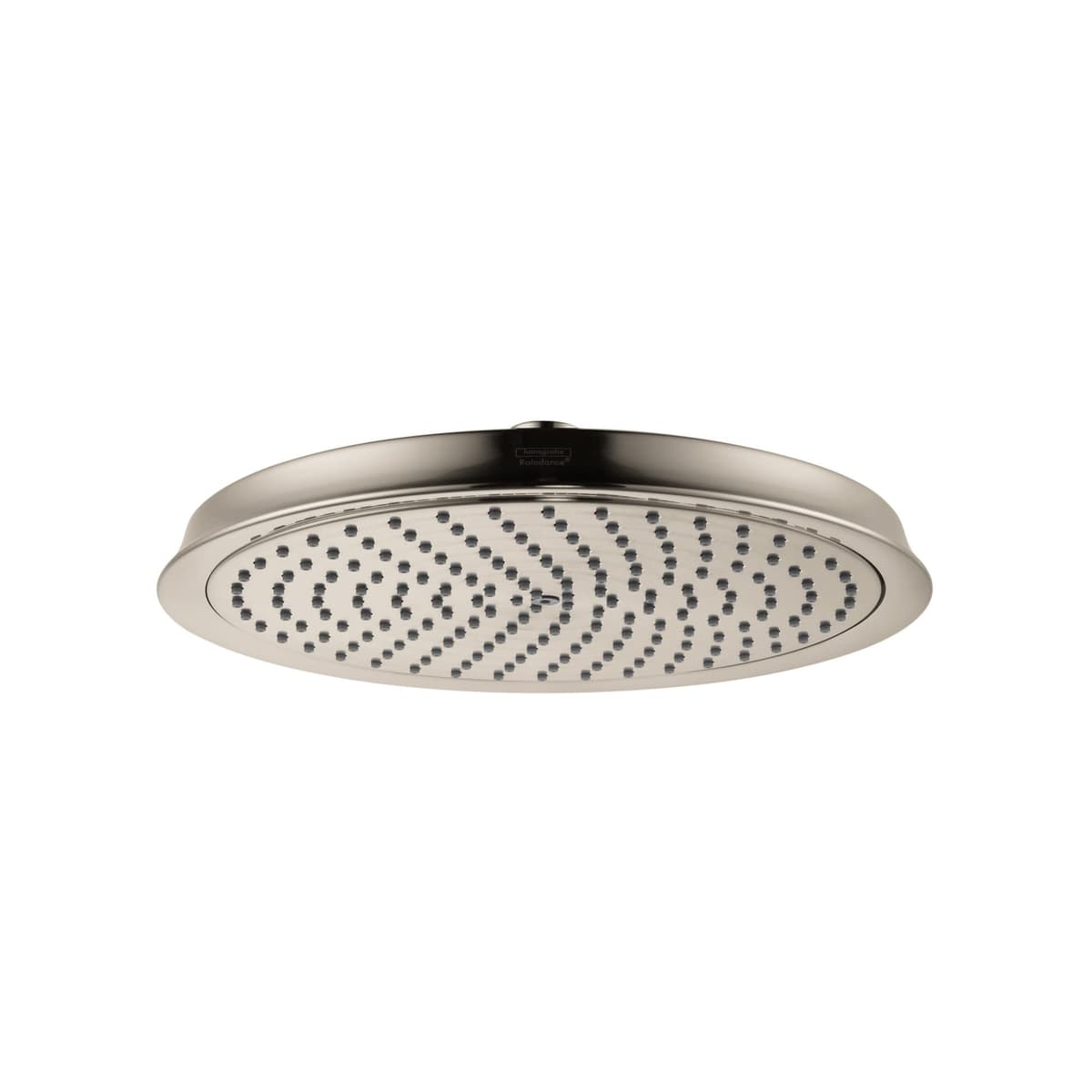 hansgrohe Raindance Classic regadera de 11 pulgadas, mejora Raindance C 240 AIR, níquel cepillado 28427821 028427821