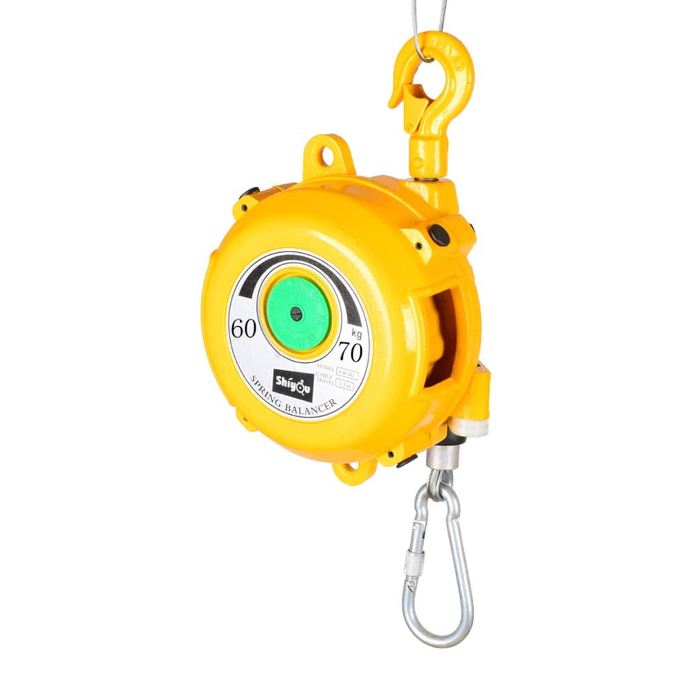 YJINGRUI Spring Balancer equilibrador de resorte retráctil 60-70 kg con cable de 1.5 m