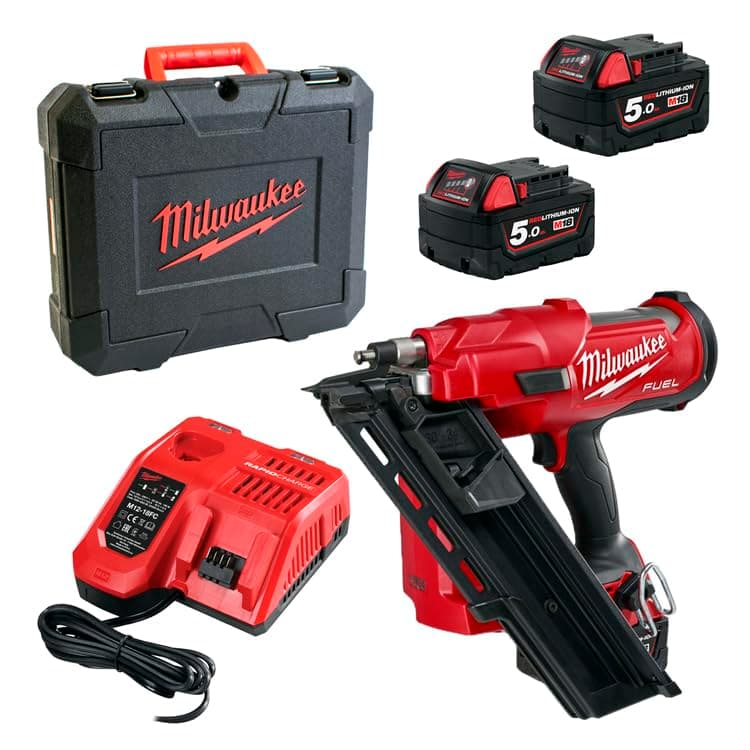 Milwaukee 4933471404 Clavadora para enmarcar M18 FFN-502C - hasta 700 clavos por carga