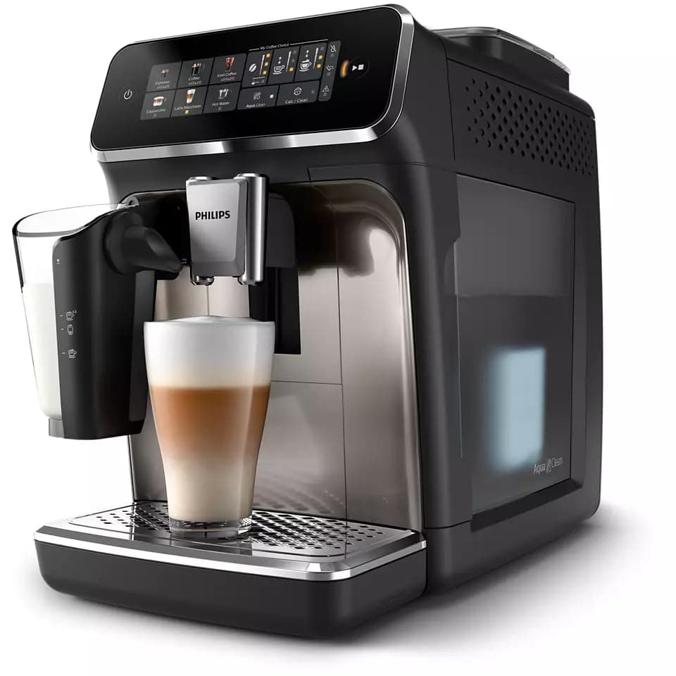 Philips 3300-Series Máquina de Espresso Automática EP3347/90 Renewed - 6 Bebidas, LatteGo, SilentBrew, Molinillo Cerámico EP3347/90-cr