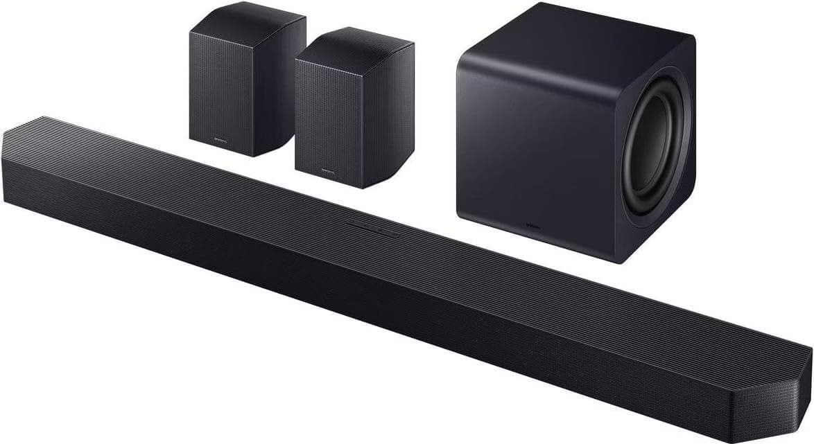 SAMSUNG Soundbar HW-Q990F/ZF 2025 Dolby Atmos Wireless, Q-Symphony, 11.1.4 Canales, SpaceFit Sound Pro