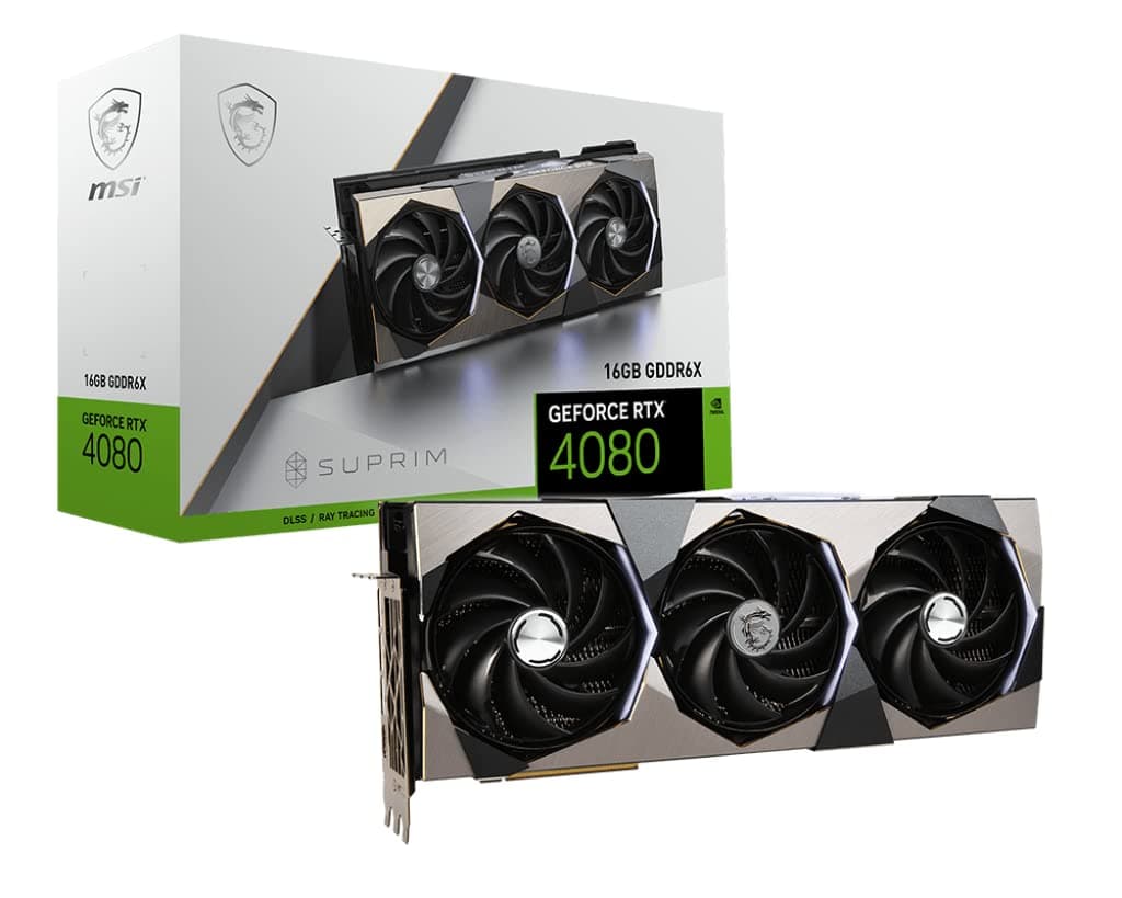 MSI GeForce RTX 4080 16GB SUPRIM, GDDR6X, Tri-Frozr 3