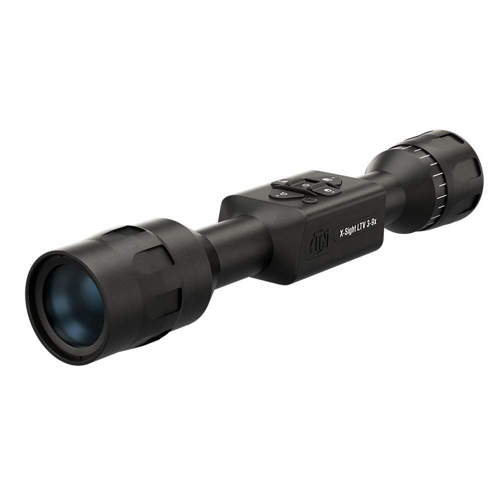 theOpticGuru X-Sight LTV visor de caza día/noche ultraligero con sensor QHD+, grabación de video, 10+ hrs (3-9x)