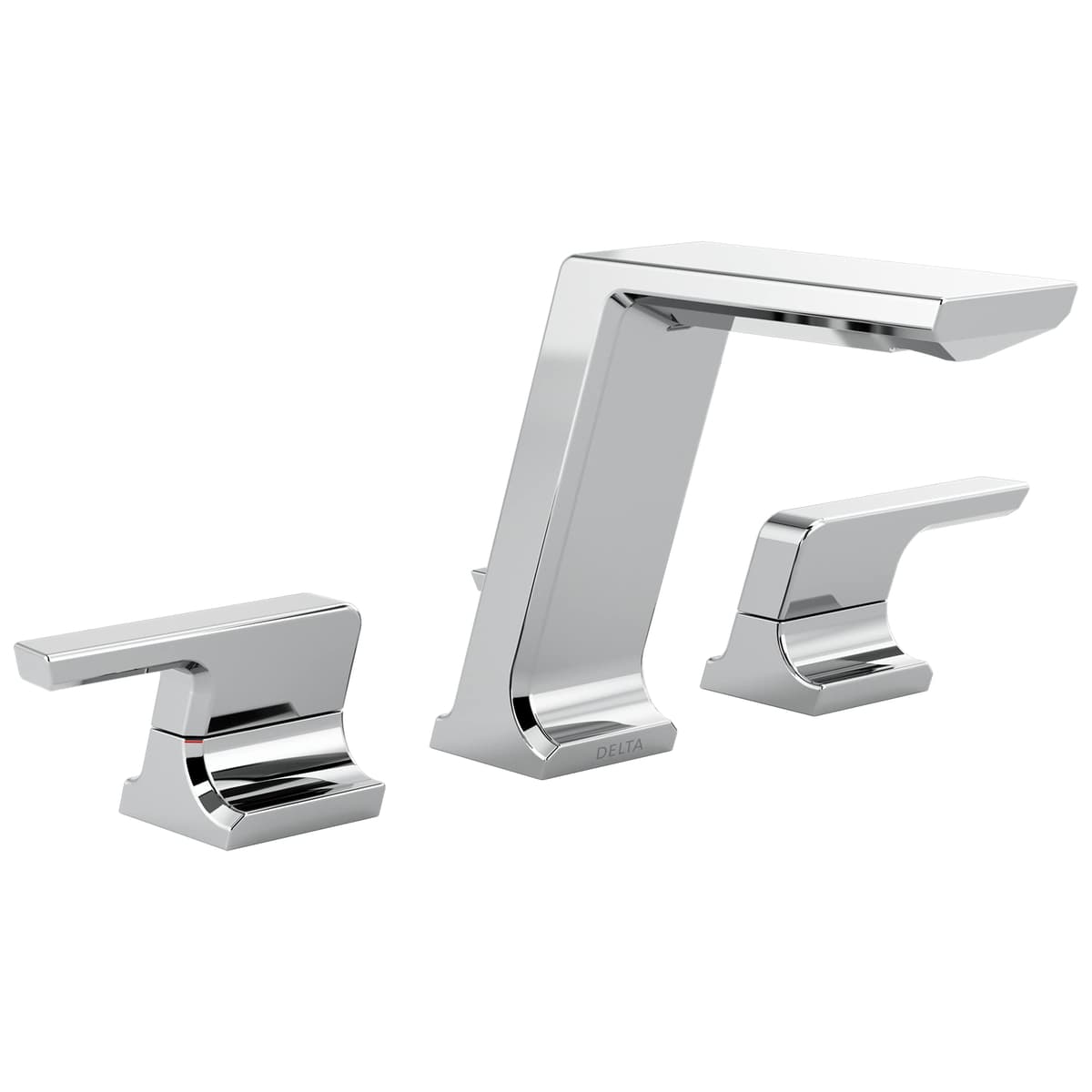 Grifería para baño Delta Pivotal Lumicoat cromo 3 hoyos 8 pulgadas 3599LF-PR-MPU
