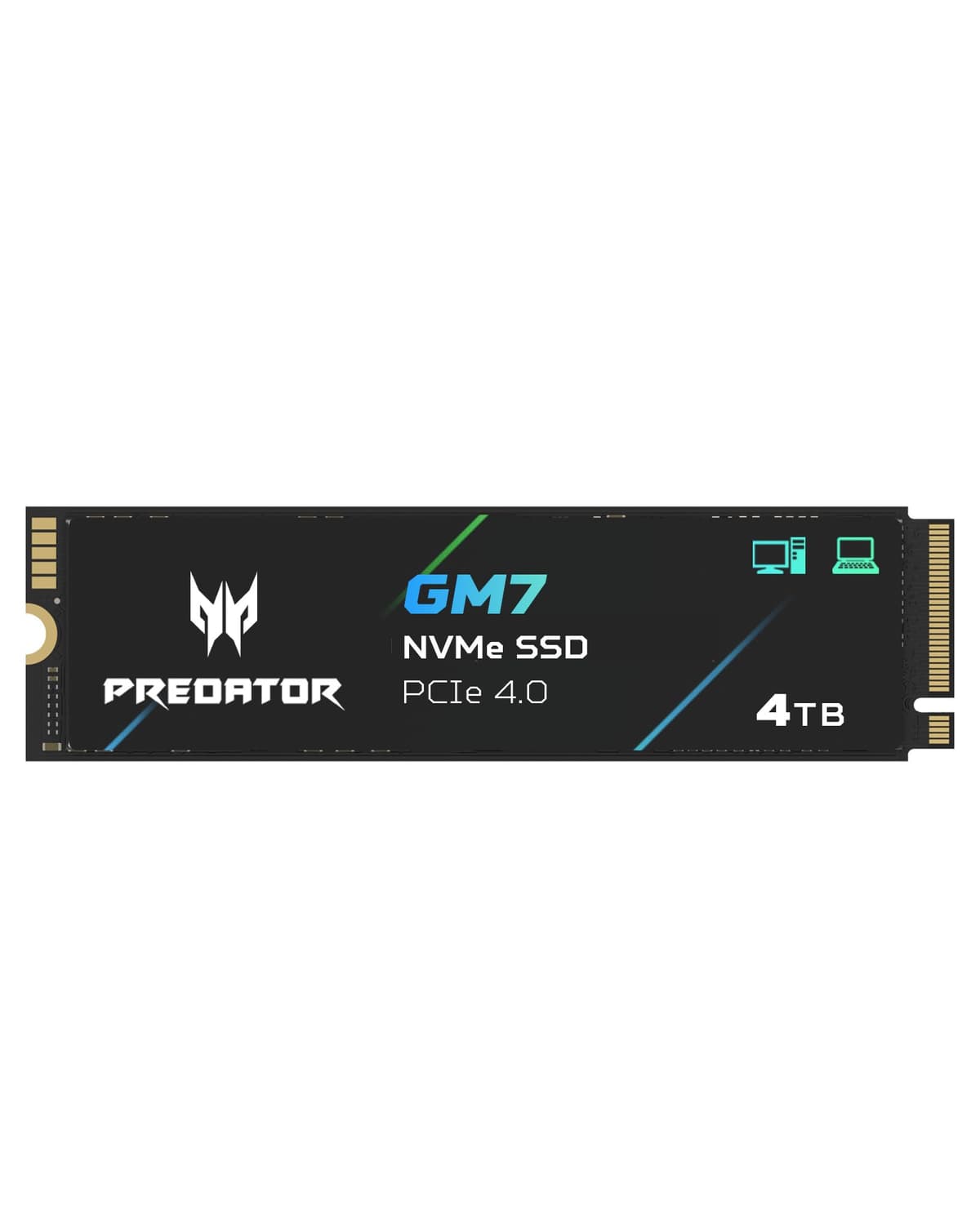 acer Predator GM7 4TB SSD M.2 2280 PCIe Gen4 NVMe 2.0 BL.9BWWR.120
