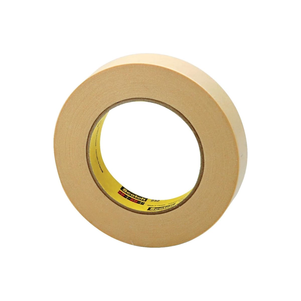3M Scotch Cinta de Enmascarar de Alto Rendimiento 232 Tan, 24 mm x 55 m (Caja de 36), Model Number: 232-1 021200028540